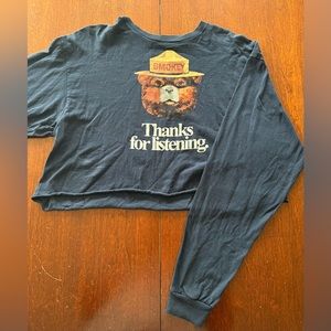 Smokey bear crop top